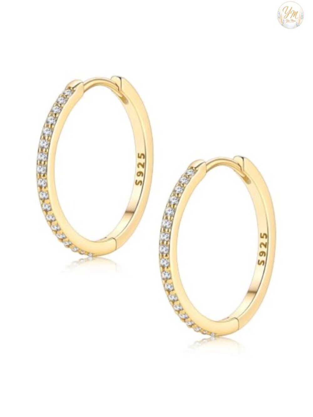925 Sterling Silver Huggie Hoop Earrings Hypoallergenic Cartilage Small Hoop